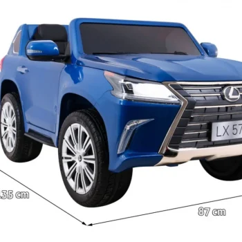 Lexus Lx570 Obojeni Automobil Za 2 Djece Plavi Suv + Daljinski Upravljač, Plava 2