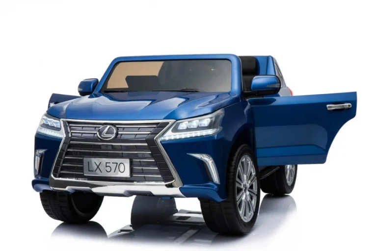Lexus Lx570 Obojeni Automobil Za 2 Djece Plavi Suv + Daljinski Upravljač, Plava 20