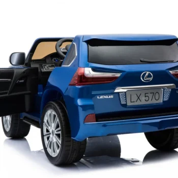 Lexus Lx570 Obojeni Automobil Za 2 Djece Plavi Suv + Daljinski Upravljač, Plava 21