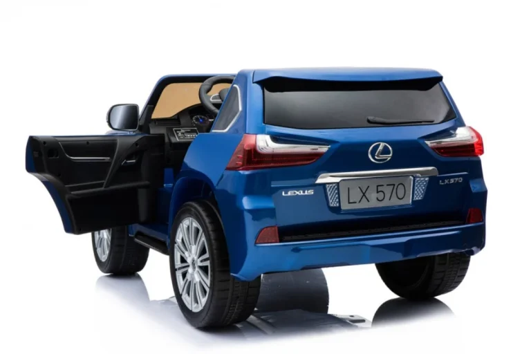 Lexus Lx570 Obojeni Automobil Za 2 Djece Plavi Suv + Daljinski Upravljač, Plava 21