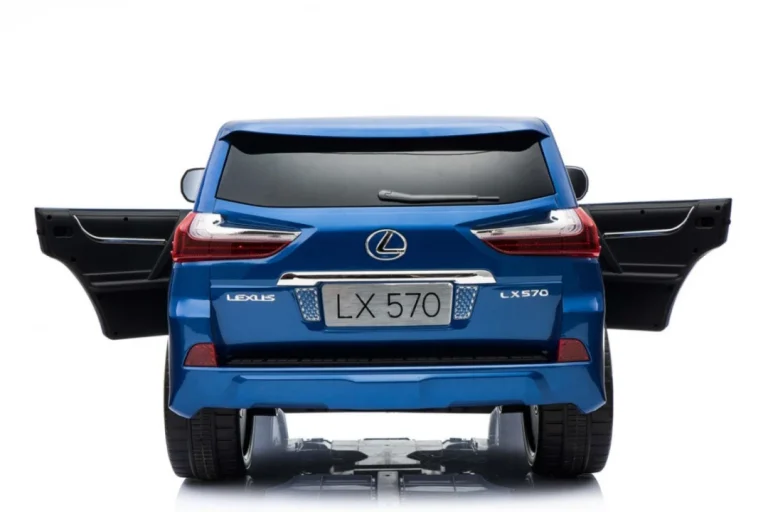 Lexus Lx570 Obojeni Automobil Za 2 Djece Plavi Suv + Daljinski Upravljač, Plava 22