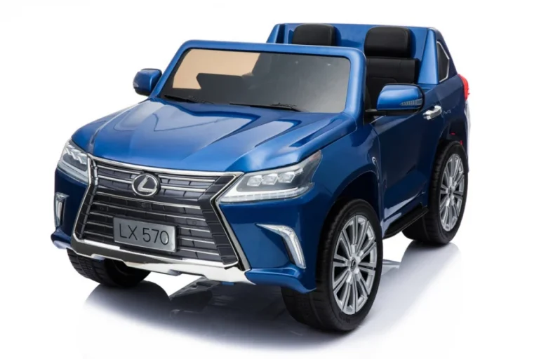 Lexus Lx570 Obojeni Automobil Za 2 Djece Plavi Suv + Daljinski Upravljač, Plava 23