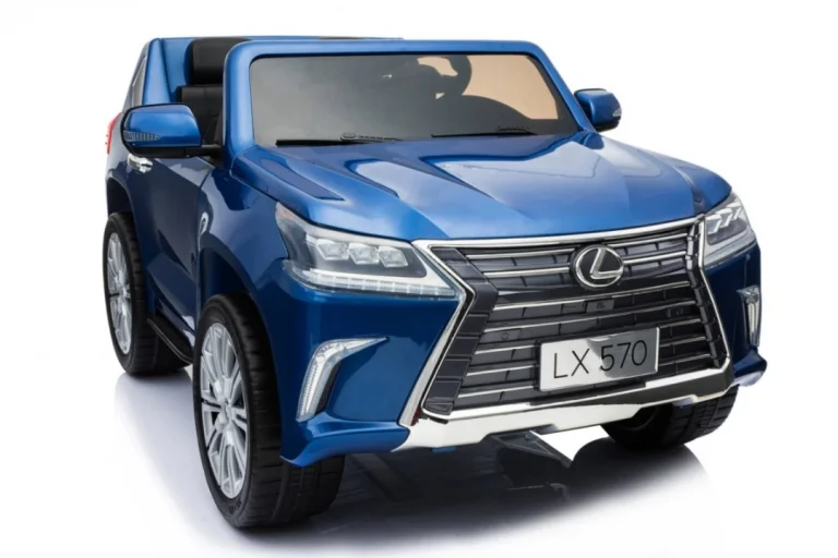 Lexus Lx570 Obojeni Automobil Za 2 Djece Plavi Suv + Daljinski Upravljač, Plava 24
