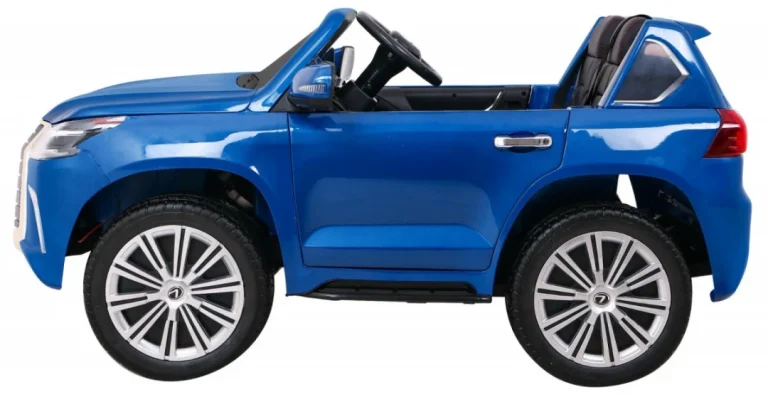 Lexus Lx570 Obojeni Automobil Za 2 Djece Plavi Suv + Daljinski Upravljač, Plava 4