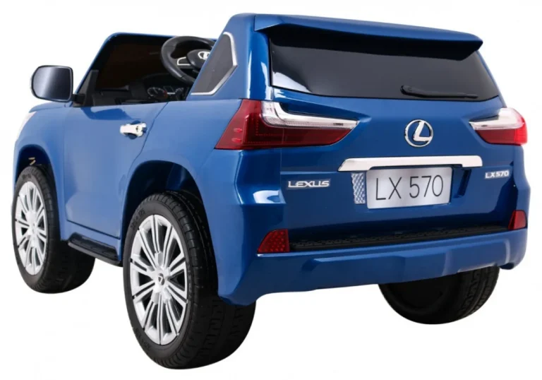 Lexus Lx570 Obojeni Automobil Za 2 Djece Plavi Suv + Daljinski Upravljač, Plava 6