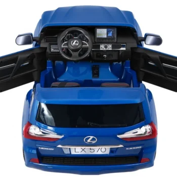 Lexus Lx570 Obojeni Automobil Za 2 Djece Plavi Suv + Daljinski Upravljač, Plava 8