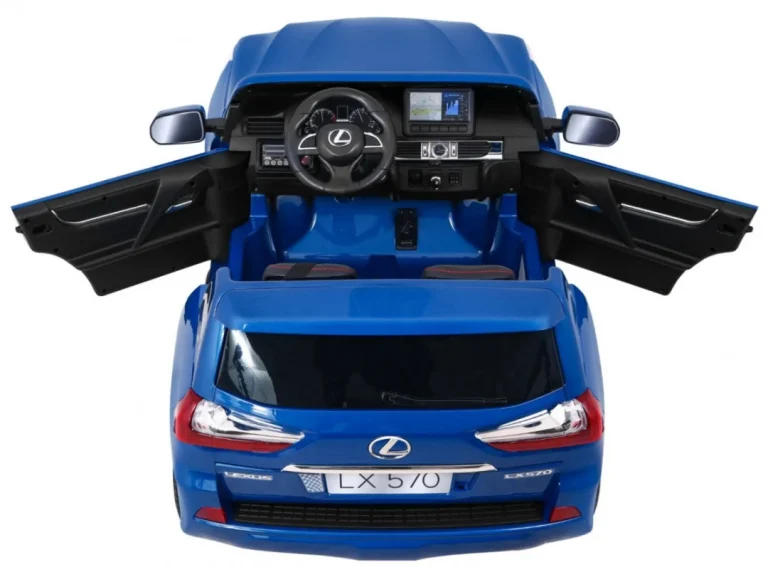 Lexus Lx570 Obojeni Automobil Za 2 Djece Plavi Suv + Daljinski Upravljač, Plava 8