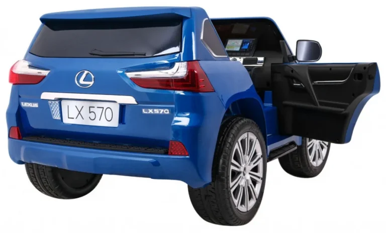 Lexus Lx570 Obojeni Automobil Za 2 Djece Plavi Suv + Daljinski Upravljač, Plava 9