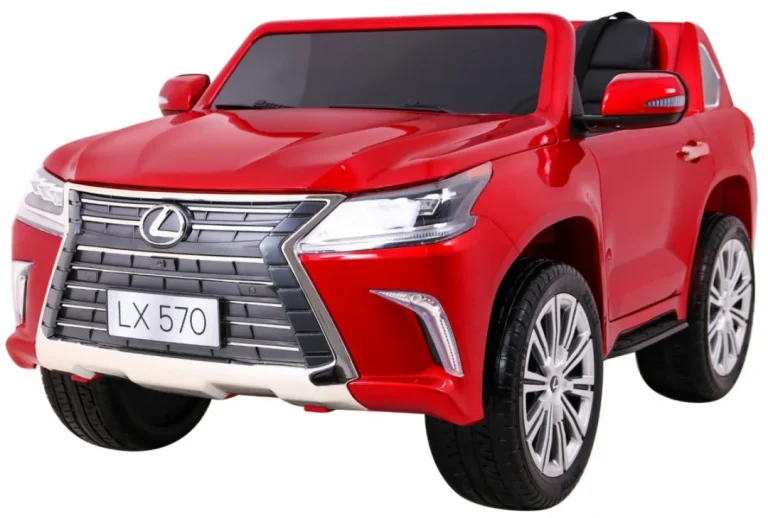 Lexus Lx570 Obojeni Automobil Za 2 Djece Crveni Suv + Daljinski Upravljač, Crvena 1