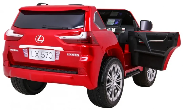 Lexus Lx570 Obojeni Automobil Za 2 Djece Crveni Suv + Daljinski Upravljač, Crvena 10