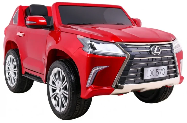 Lexus Lx570 Obojeni Automobil Za 2 Djece Crveni Suv + Daljinski Upravljač, Crvena 11