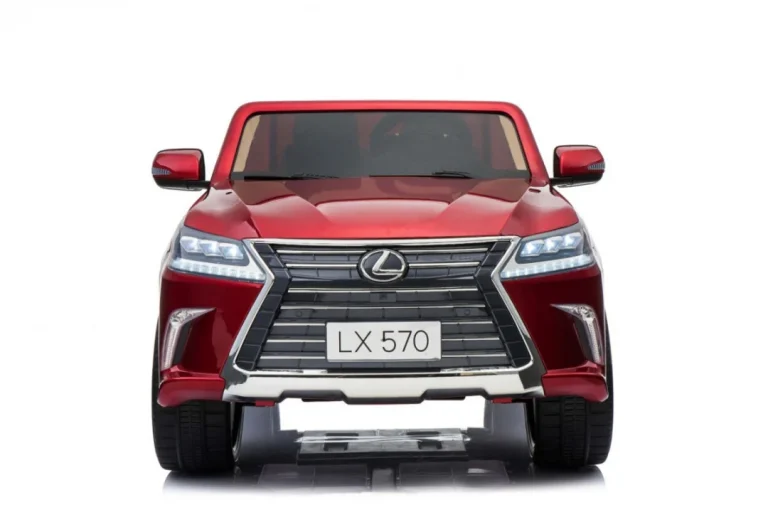 Lexus Lx570 Obojeni Automobil Za 2 Djece Crveni Suv + Daljinski Upravljač, Crvena 12