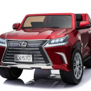 Lexus Lx570 Obojeni Automobil Za 2 Djece Crveni Suv + Daljinski Upravljač, Crvena 13