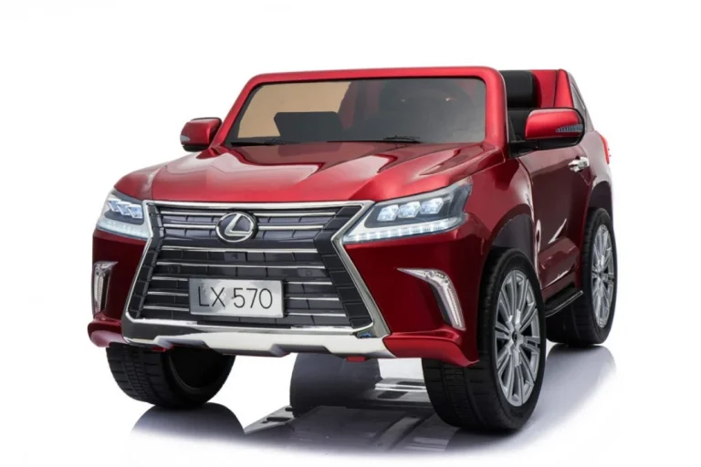 Lexus Lx570 Obojeni Automobil Za 2 Djece Crveni Suv + Daljinski Upravljač, Crvena 13