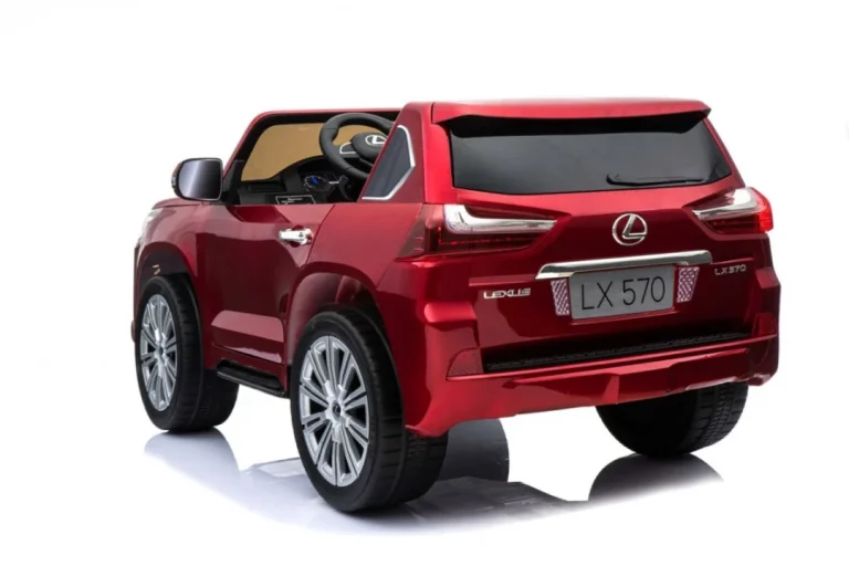 Lexus Lx570 Obojeni Automobil Za 2 Djece Crveni Suv + Daljinski Upravljač, Crvena 15