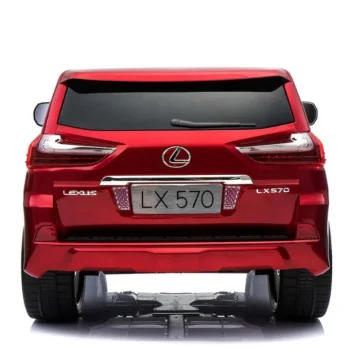 Lexus Lx570 Obojeni Automobil Za 2 Djece Crveni Suv + Daljinski Upravljač, Crvena 16