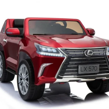 Lexus Lx570 Obojeni Automobil Za 2 Djece Crveni Suv + Daljinski Upravljač, Crvena 17