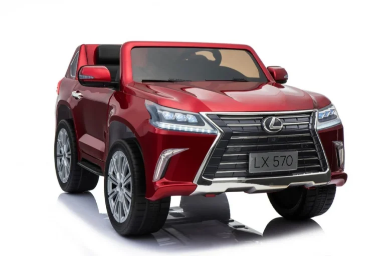 Lexus Lx570 Obojeni Automobil Za 2 Djece Crveni Suv + Daljinski Upravljač, Crvena 17