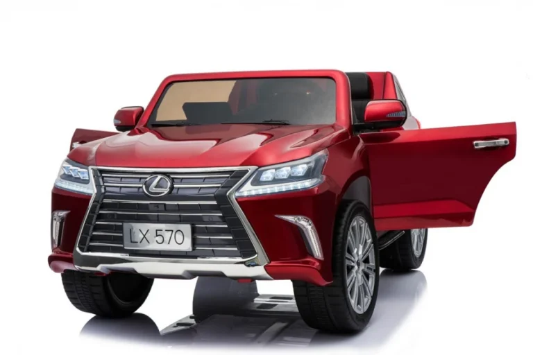 Lexus Lx570 Obojeni Automobil Za 2 Djece Crveni Suv + Daljinski Upravljač, Crvena 19