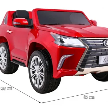 Lexus Lx570 Obojeni Automobil Za 2 Djece Crveni Suv + Daljinski Upravljač, Crvena 2