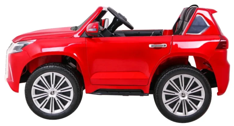 Lexus Lx570 Obojeni Automobil Za 2 Djece Crveni Suv + Daljinski Upravljač, Crvena 4