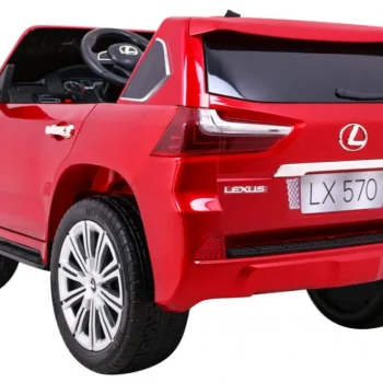 Lexus Lx570 Obojeni Automobil Za 2 Djece Crveni Suv + Daljinski Upravljač, Crvena 5