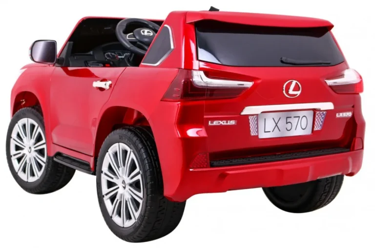 Lexus Lx570 Obojeni Automobil Za 2 Djece Crveni Suv + Daljinski Upravljač, Crvena 5