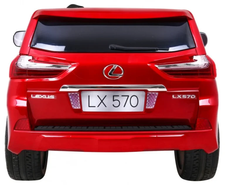 Lexus Lx570 Obojeni Automobil Za 2 Djece Crveni Suv + Daljinski Upravljač, Crvena 6
