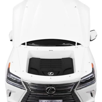 Lexus Lx570 Dječji Automobil S 2 Sjedala, Bijeli + Daljinski Upravljač + Eva Kotači + Mp3, Bijela 13