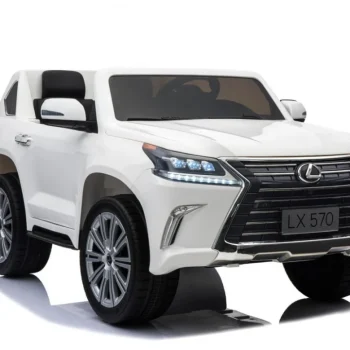 Lexus Lx570 Dječji Automobil S 2 Sjedala, Bijeli + Daljinski Upravljač + Eva Kotači + Mp3, Bijela 17