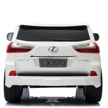Lexus Lx570 Dječji Automobil S 2 Sjedala, Bijeli + Daljinski Upravljač + Eva Kotači + Mp3, Bijela 18