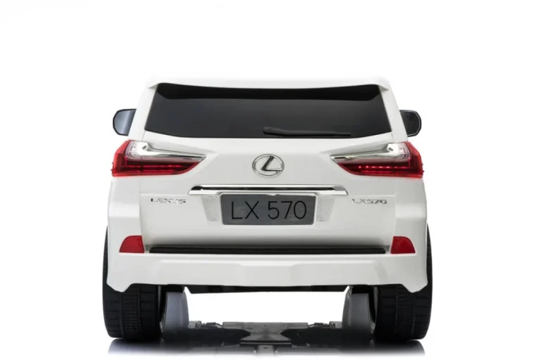Lexus Lx570 Dječji Automobil S 2 Sjedala, Bijeli + Daljinski Upravljač + Eva Kotači + Mp3, Bijela 18