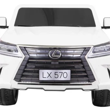 Lexus Lx570 Dječji Automobil S 2 Sjedala, Bijeli + Daljinski Upravljač + Eva Kotači + Mp3, Bijela 3