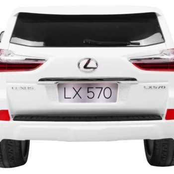 Lexus Lx570 Dječji Automobil S 2 Sjedala, Bijeli + Daljinski Upravljač + Eva Kotači + Mp3, Bijela 6
