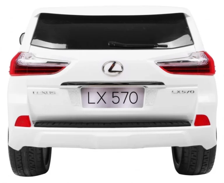 Lexus Lx570 Dječji Automobil S 2 Sjedala, Bijeli + Daljinski Upravljač + Eva Kotači + Mp3, Bijela 6
