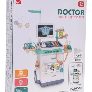 Liječnički Komplet S Ekg Om + Priborom, Plavi 8