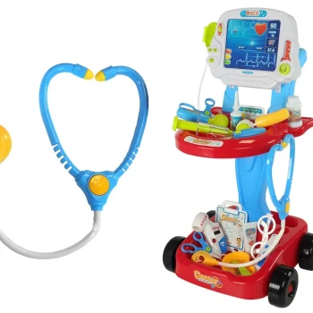 Liječnički Set Na Kolicima S Ekg Om 17 Dijelova 3
