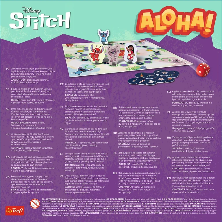 Lilo I Stitch Aloha! Obiteljska Igra Trefl 02657 6