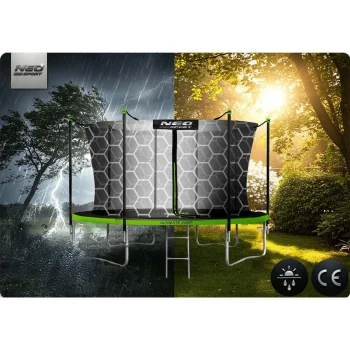 Ljestve Za Trampolin Neo Sport 2 Stepenice, 312–435 Cm (10–14 Stopa) 4