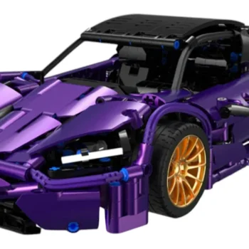 Ljubičasti Set Kockica Sportski Automobil 1:14, 1273 Dijela 2