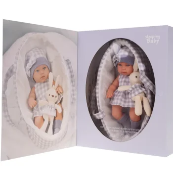 Ljubičasti Set Lutke Bebe + Pribor 3+ 2