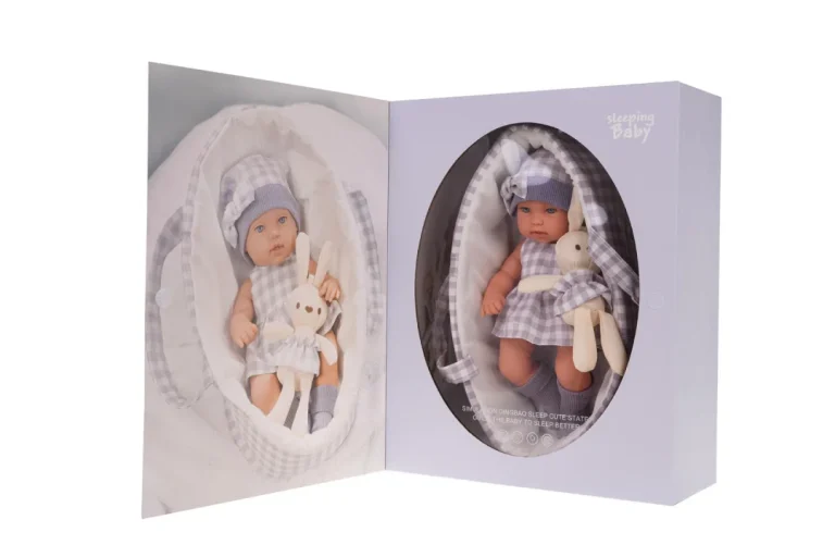 Ljubičasti Set Lutke Bebe + Pribor 3+ 2