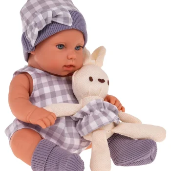 Ljubičasti Set Lutke Bebe + Pribor 3+ 3
