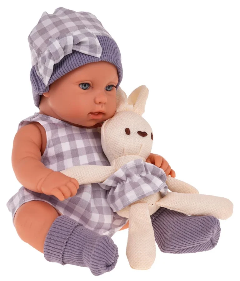 Ljubičasti Set Lutke Bebe + Pribor 3+ 3