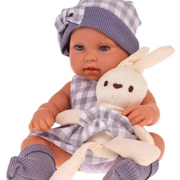 Ljubičasti Set Lutke Bebe + Pribor 3+ 4