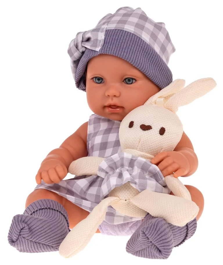 Ljubičasti Set Lutke Bebe + Pribor 3+ 4