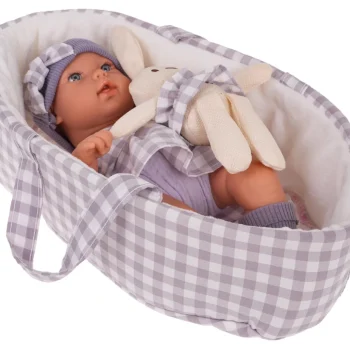 Ljubičasti Set Lutke Bebe + Pribor 3+ 6