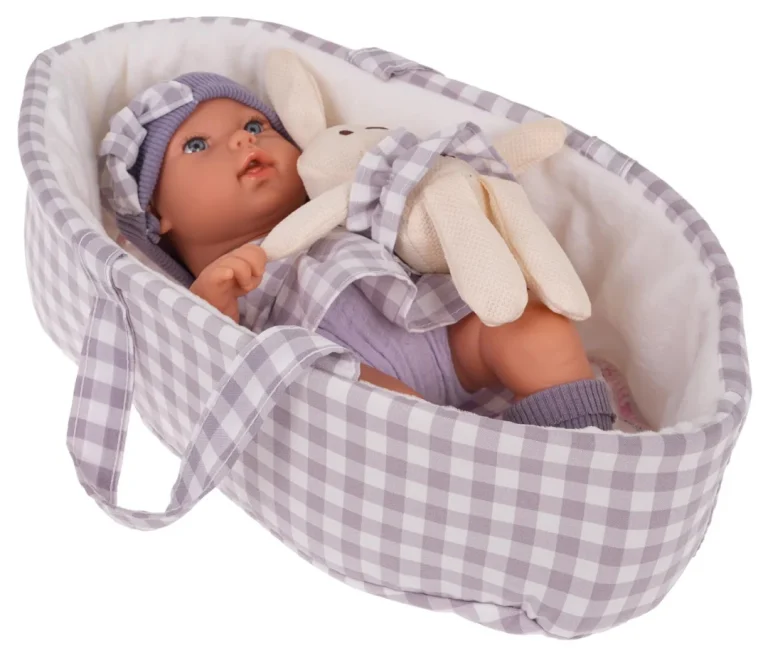Ljubičasti Set Lutke Bebe + Pribor 3+ 6