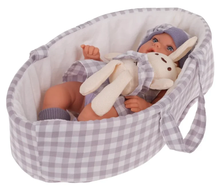Ljubičasti Set Lutke Bebe + Pribor 3+ 7