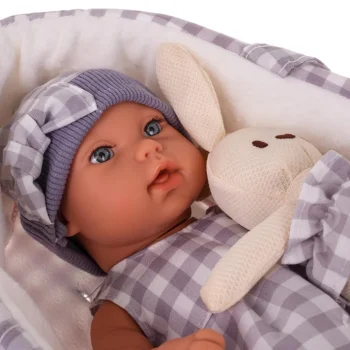 Ljubičasti Set Lutke Bebe + Pribor 3+ 8